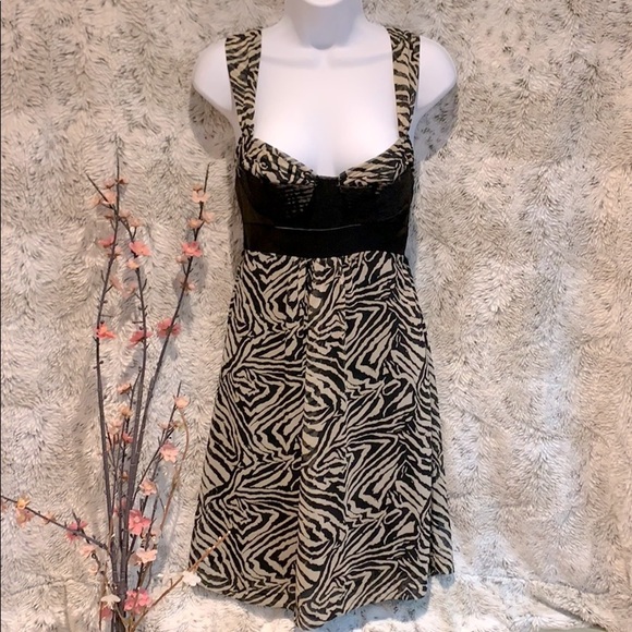 Zebra Print Dress by Guess - Picture 1 of 11